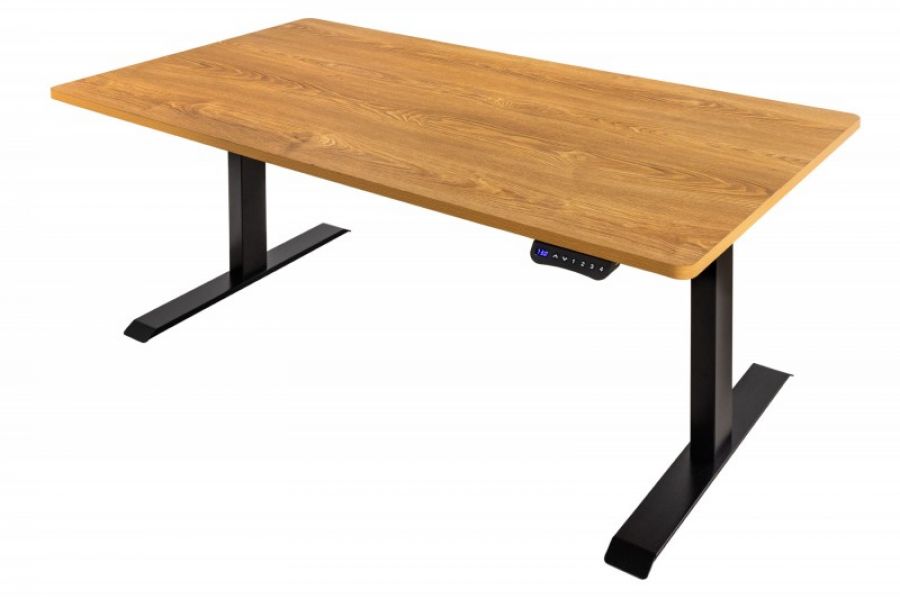 Biurko Oak Desk 160 cm regulowana wysokość - Invicta Interior