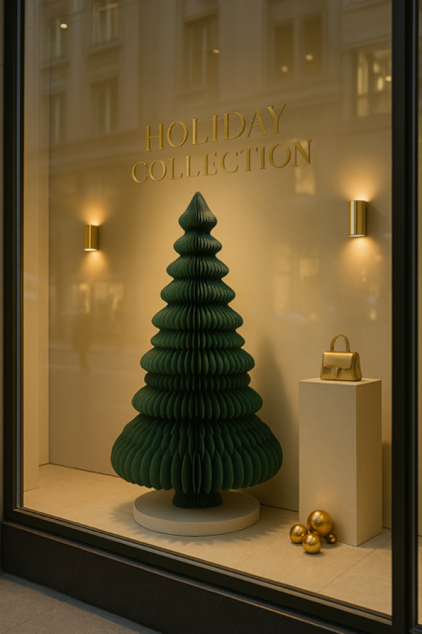 Choinka papierowa składana 180 cm