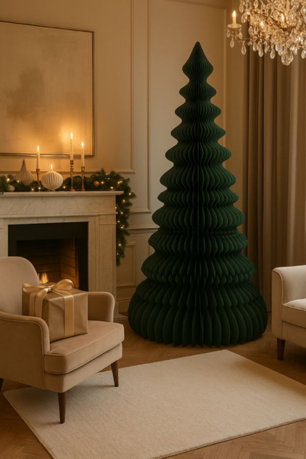 Choinka papierowa składana 180 cm