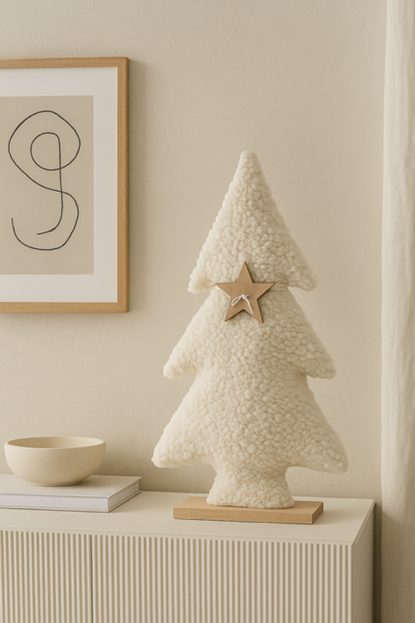 Choinka teddy frotte curl