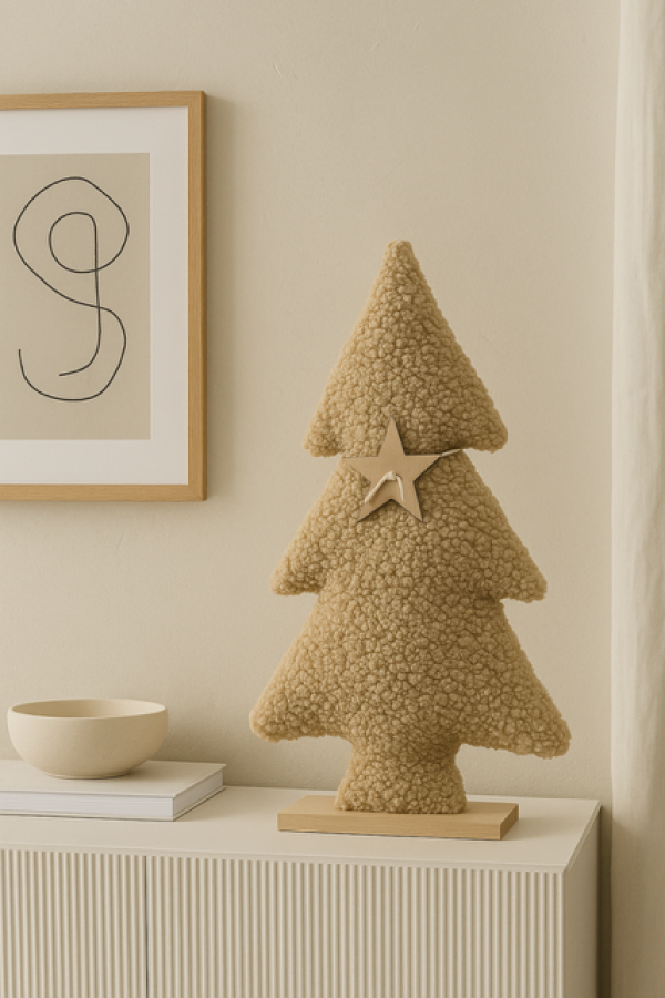 Choinka teddy frotte curl