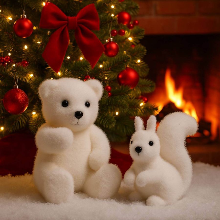 Dekoracja Wiewiórka biała