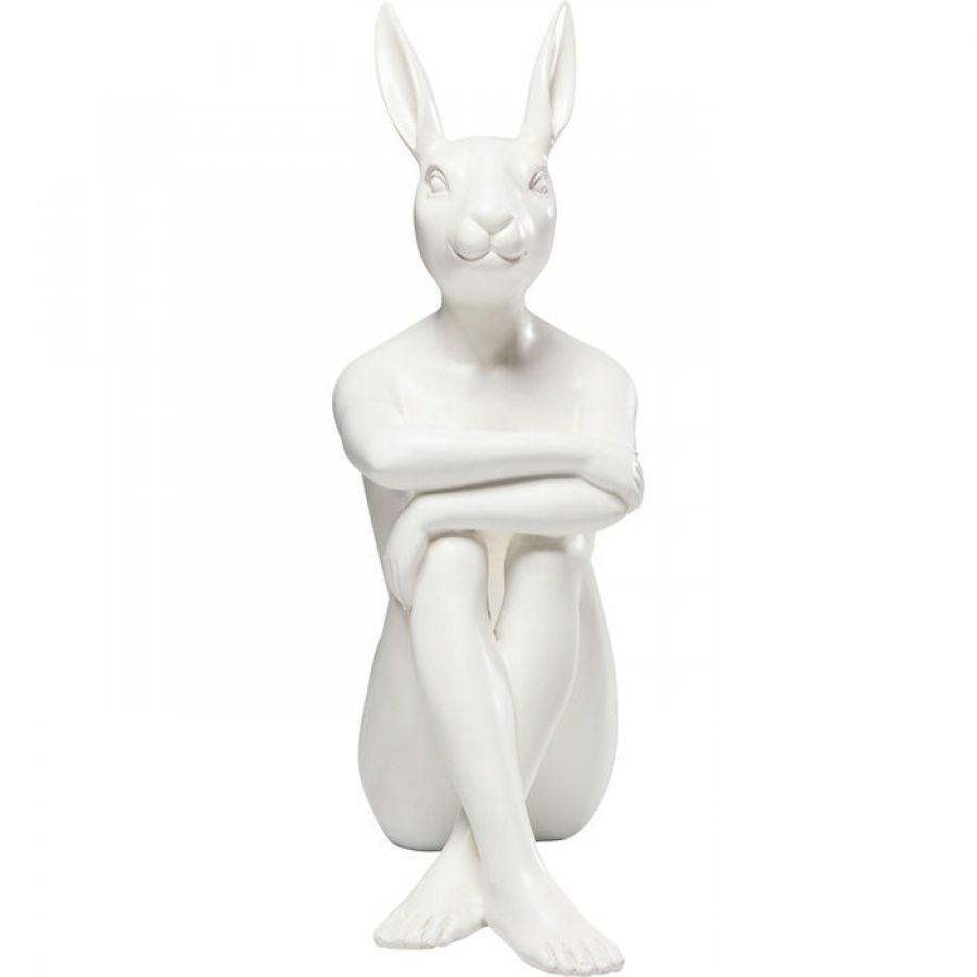 Figura dekoracyjna Gangster Rabbit biała - Kare Design