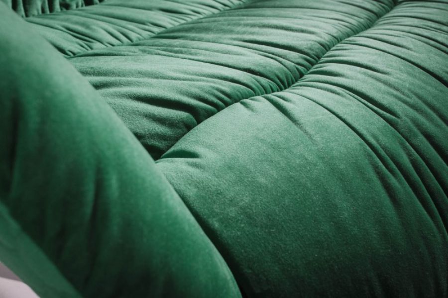 Fotel aksamitny Big Dutch zielony szmaragdowy - Invicta Interior