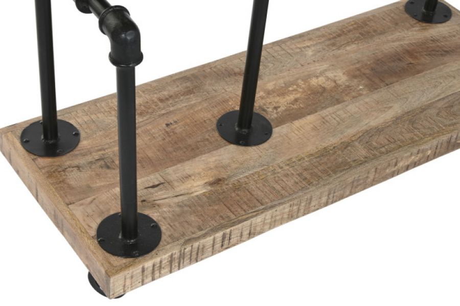 Garderoba industrialna z drewna mango Barkuna Bina Loft