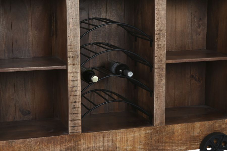 Komoda industrialna z drewna mango Barkuna Bina Loft Premium