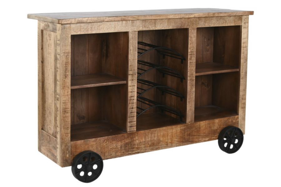 Komoda industrialna z drewna mango Barkuna Bina Loft Premium