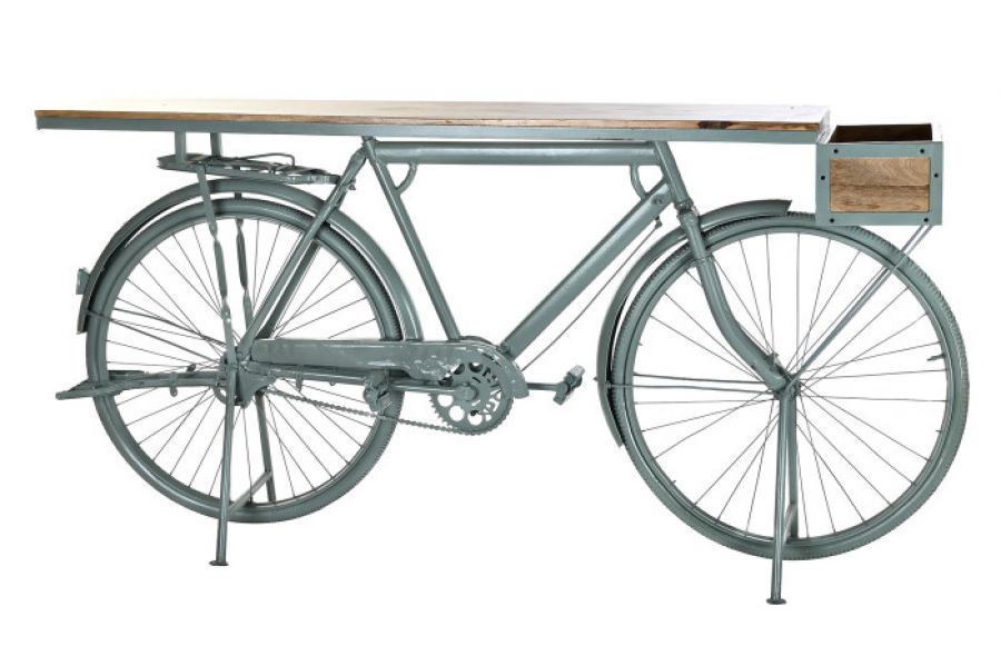 Konsola regał Rower vintage green