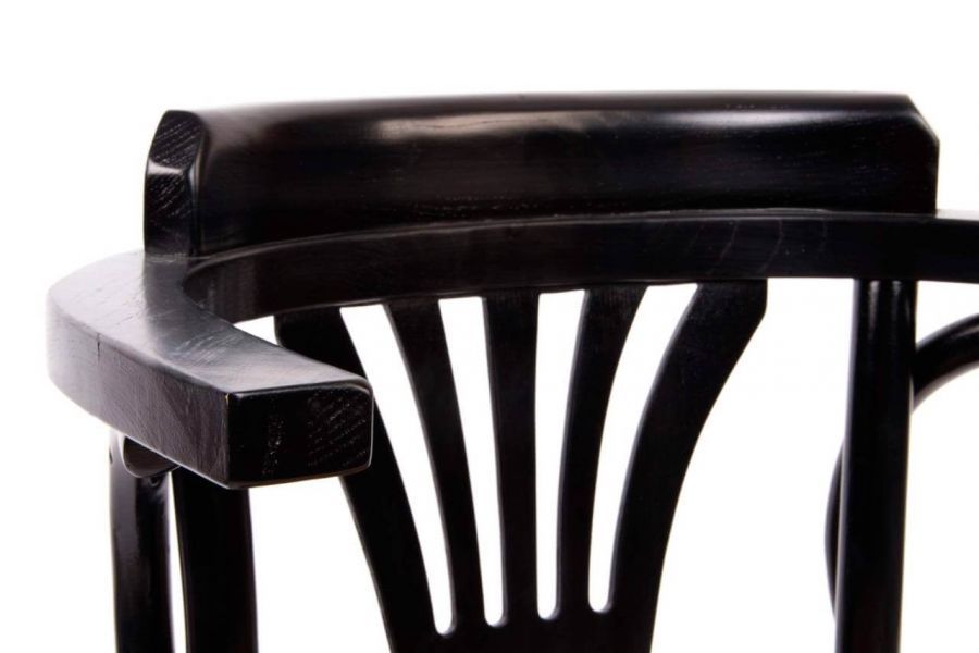 Krzesło drewniane gięte Vintage czarne