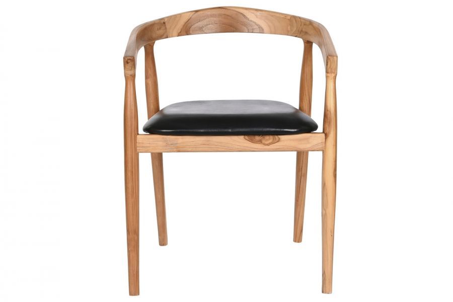 Krzesło Ikona stylu drewniane czarne