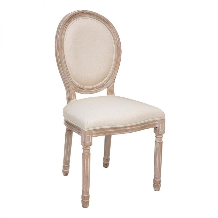 Krzesło Louis Blanche beżowe - Atmosphera