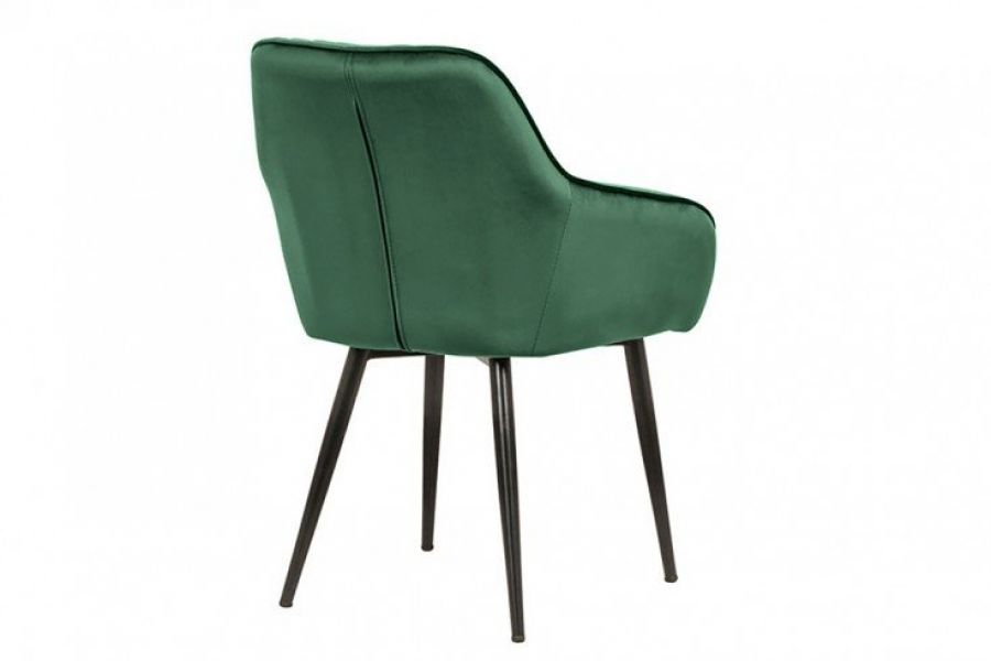 Krzesło Turin  aksamitne zielone - Invicta Interior