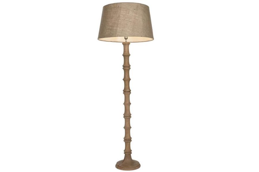 Lampa podłogowa Elegant z drewna mango 178 cm