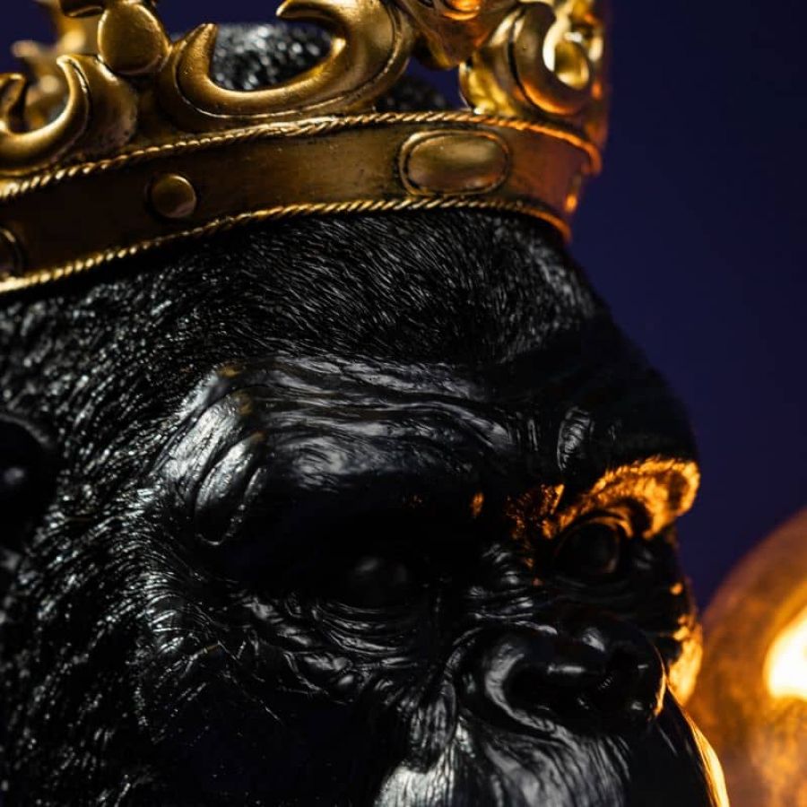 Lampa ścienna kinkiet King Kong czarna