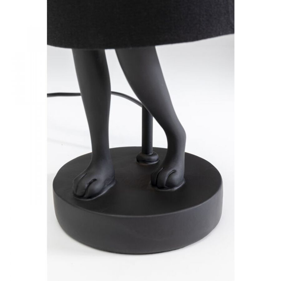 Lampa stołowa Animal Rabbit czarna matowa 50 cm - Kare Design