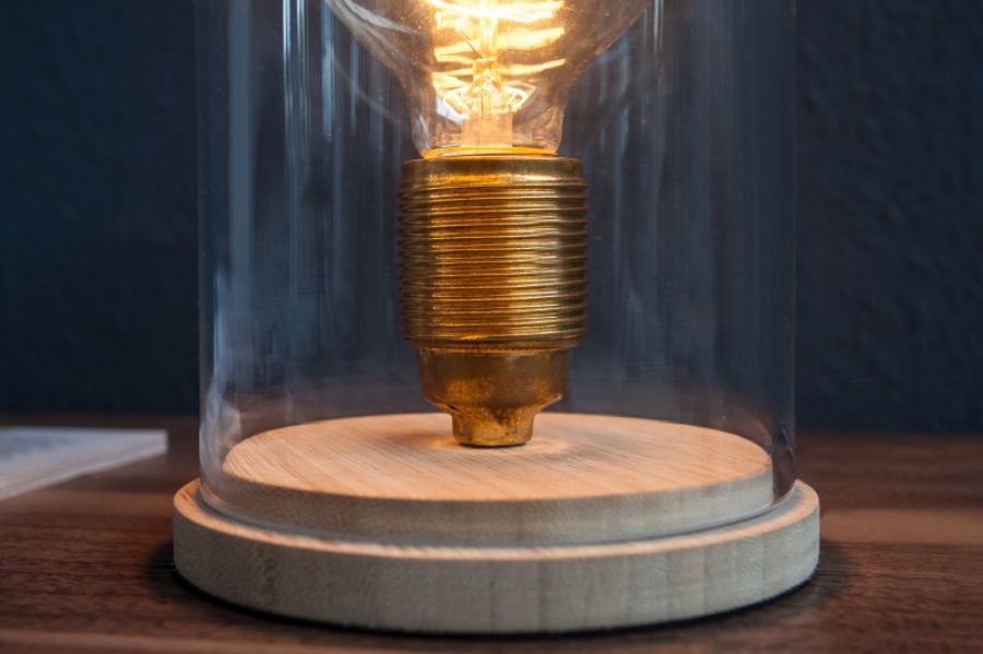 Lampa stołowa Edison retro - Invicta Interior