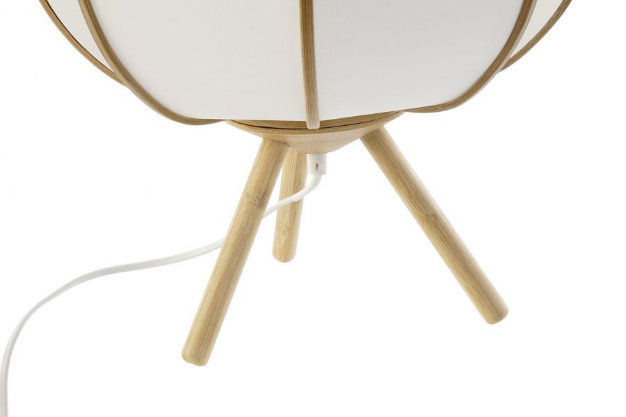 Lampa stołowa Japandi bambus 33 cm