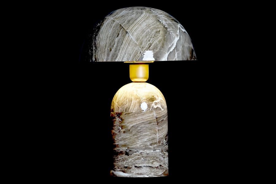 Lampa stołowa Mushroom marmur