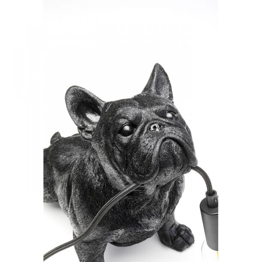 Lampa stołowa Pies Toto czarny - Kare Design