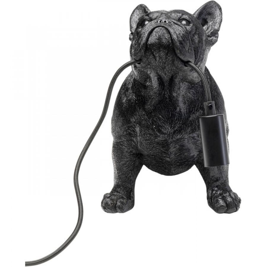Lampa stołowa Pies Toto czarny - Kare Design