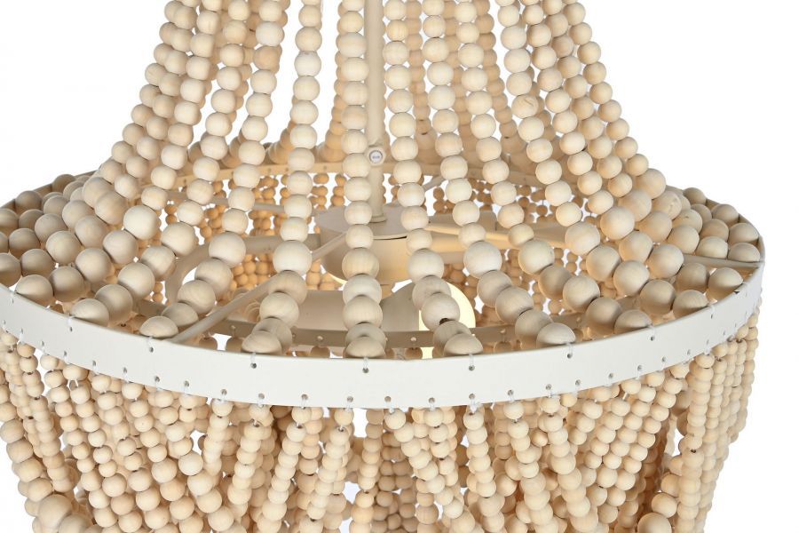 Lampa sufitowa Celebrate z drewnianymi perłami
