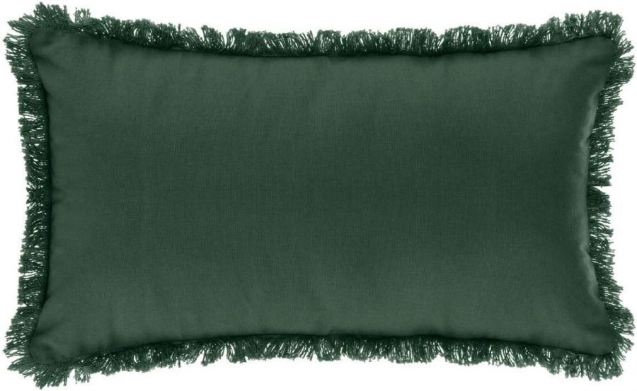 Poduszka z frędzlami zielona - Atmosphera