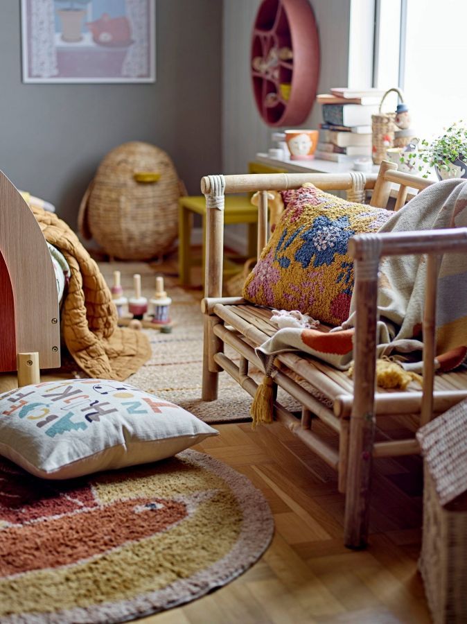 Sofa bambusowa dla dzieci - Bloomingville