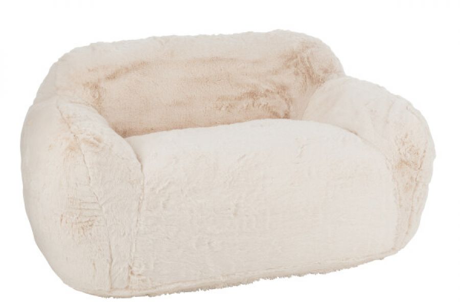 Sofa futrzana Bear Cloud ivory premium