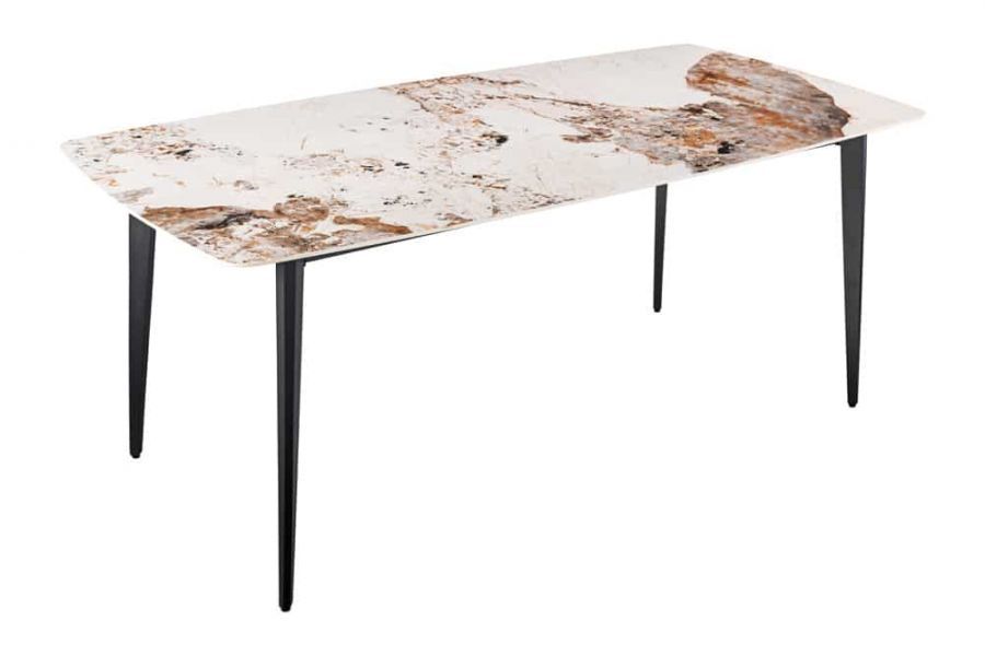 Stół ceramiczny kamień Milano Pandora 160 cm - Invicta Interior