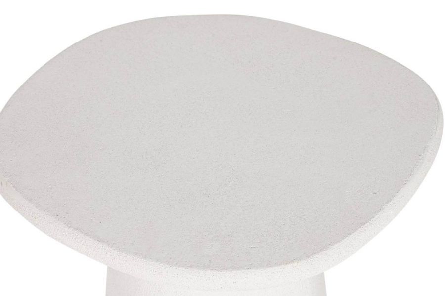 Stolik kawowy Cement biały 48 cm