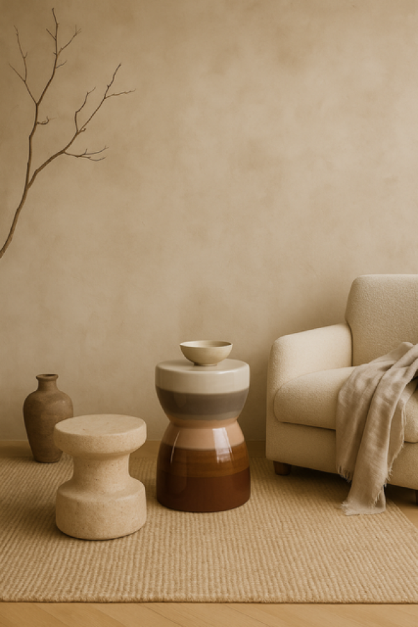 Stolik Totem z kamionki