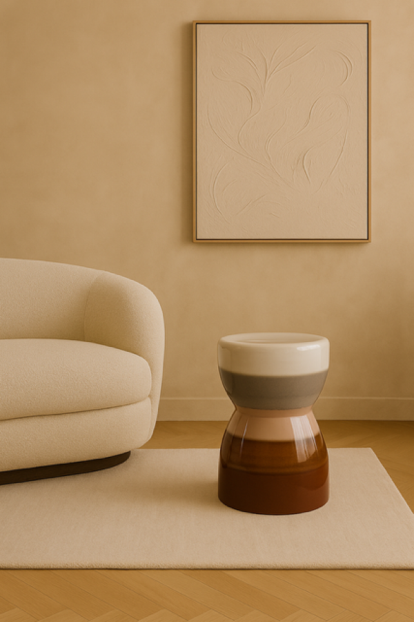 Stolik Totem z kamionki