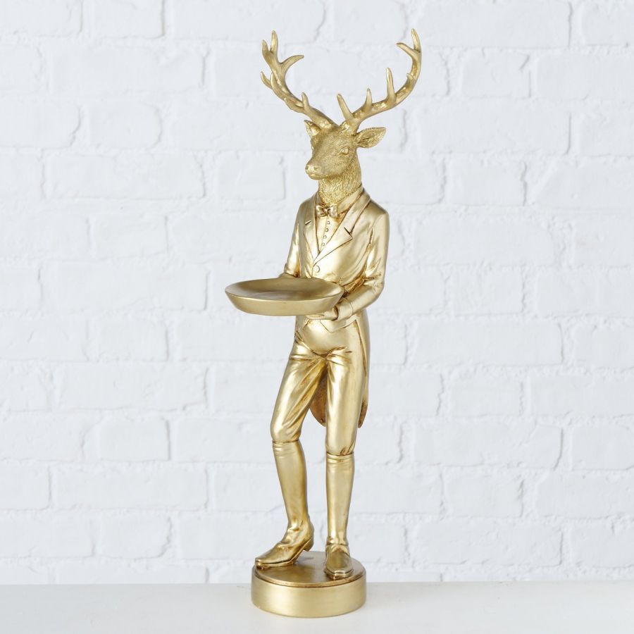 Świecznik Deer złoty 47cm