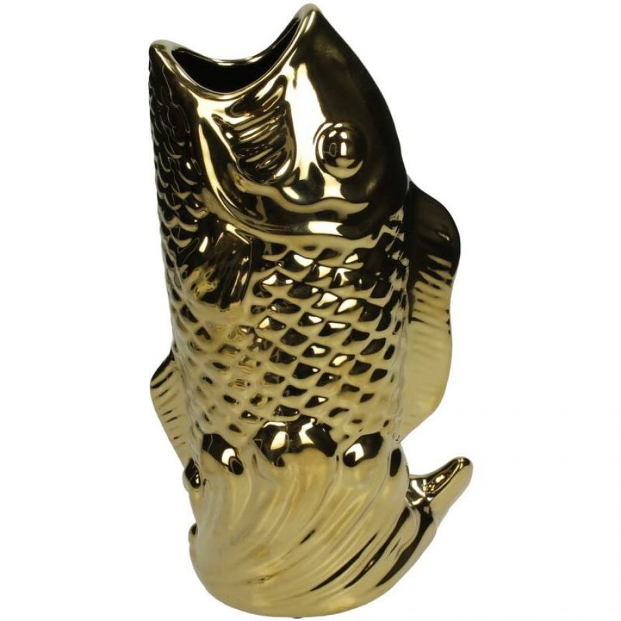 Wazon złota rybka PRL 28 cm