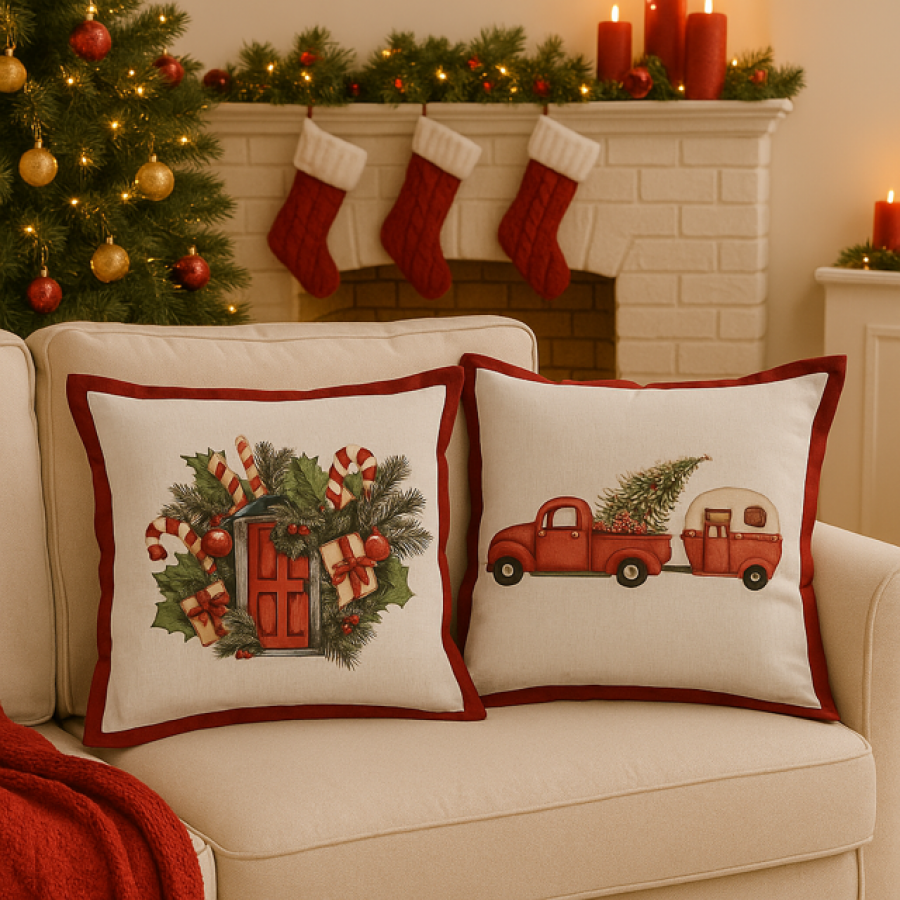 Zestaw poduszek świątecznych Christmas Story - Item International