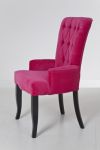 Krzesło Elegance Barock różowe   - Kare Design 2