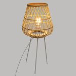 Bambusowa Lampa Boho 76cm  4