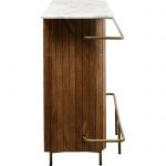 Barek drewniany Grace z marmurowym blatem 120 cm - Kare Design 10