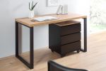 Biurko Black Desk kolor dębu 60 cm - Invicta Interior 3