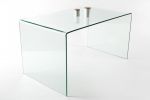 Biurko Clear Club 120 cm szklane  - Invicta Interior 3