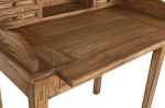 Biurko drewniane sekretarzyk Caobilla 90 cm  - Item International 7