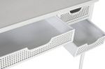 Biurko Elegantare białe z plecionką - Item International 4