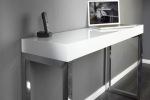 Biurko Konsola Feminiti White Desk 120 białe lakierowane  - Invicta Interior 3