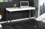 Biurko Konsola Feminiti White Desk 120 białe lakierowane  - Invicta Interior 1