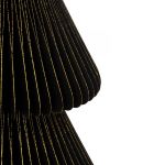 Dekoracja Choinka papierowa składana 90 cm czarna 7