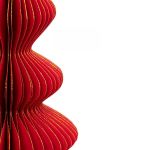 Dekoracja Choinka papierowa składana 90 cm Red 5