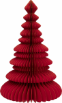 Dekoracja Choinka papierowa składana 90 cm Red 1