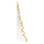 Dekoracja Choinka papierowa składana 90 cm white creme 7