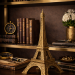 Dekoracja Eiffel Tower złota 2