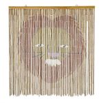 Dekoracja ścienna bambusowa Lew 90 cm - Bloomingville 1